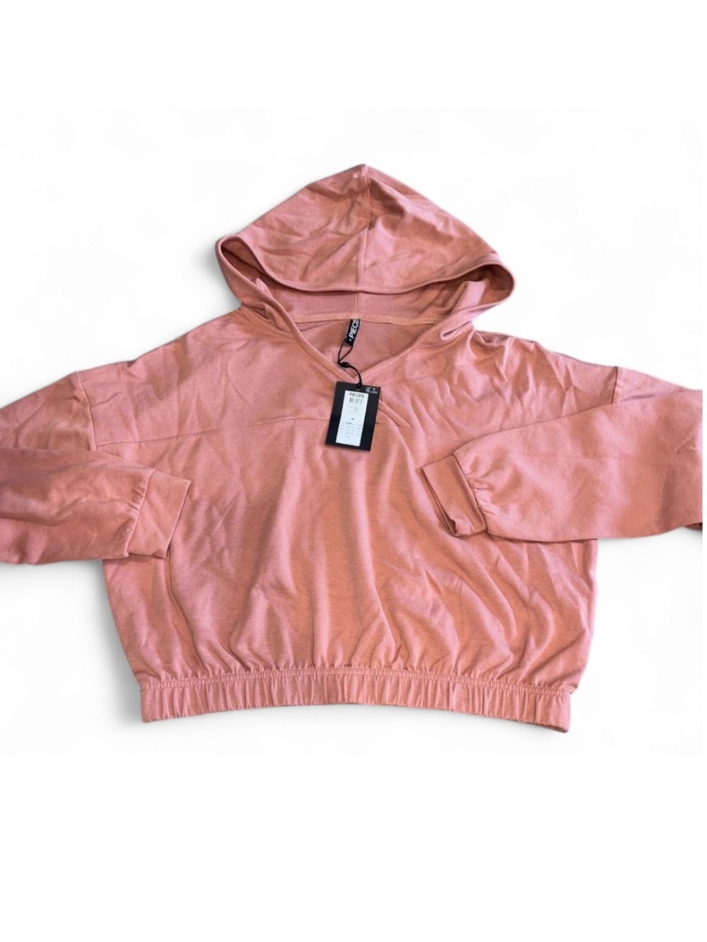 Women's Dusty Pink Cropped Hoodie Jacket